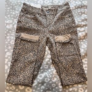 Seven7 Tummyless Skinny Jeans in Leopard Print/NWT/Size 6